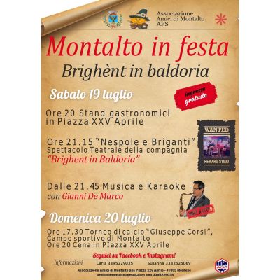 Montalto in Festa - Montese (MO) - Circolo Acli Amici di Montalto (MO)