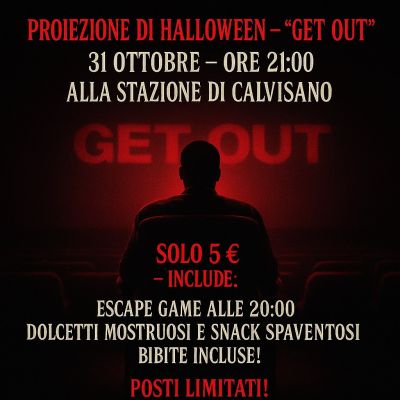 Proiezione di Halloween: Get Out - Calvisano - Circolo Acli Calvisano (BS)