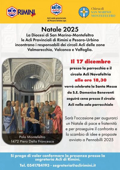 Natale 2025 - Rimini - Acli Rimini e Acli Pesaro Urbino