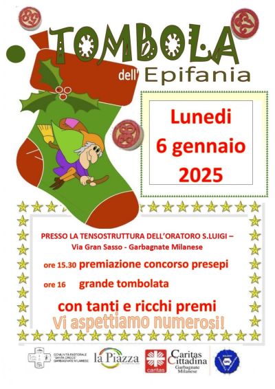 Tombola dell'Epifania - Circolo Acli Carlo Castiglioni (MI)