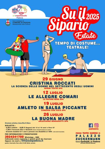 Su il sipario Estate 2025 - Padova - Acli Arte e Spettacolo Padova (PD)