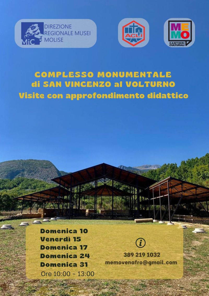 Complesso Monumentale di San Vincenzo al Volturno - Rocchetta a Volturno (IS) - Me.Mo Cantieri Culturali aff. Acli Molise