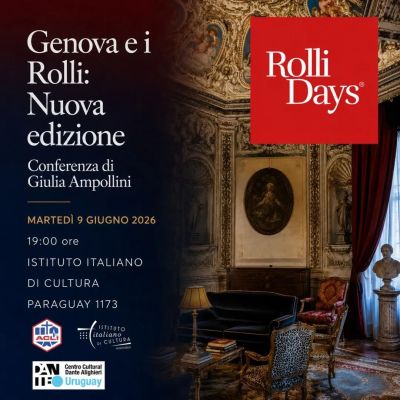 GENOVA E I ROLLI - NUOVA EDIZIONE - CONFERENZA DI GIULIA AMPOLLINI
