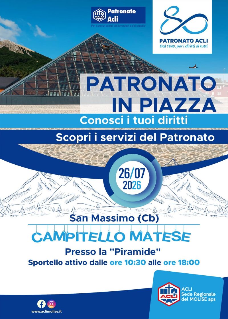 PATRONATO IN PIAZZA - SAN MASSIMO (CB) - ACLI MOLISE