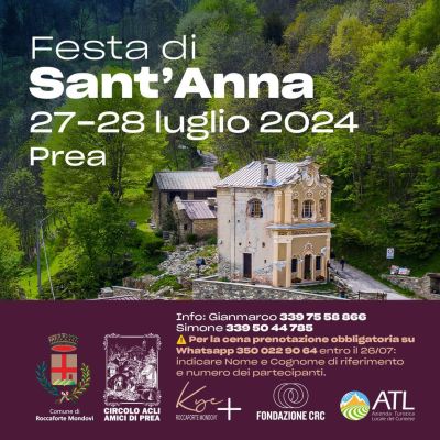 Festa di Sant&#039;Anna - Circolo Acli Amici di Prea (CN)