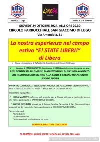 La nostra esperienza nel campo estivo &quot;E! State Liberi&quot; - Circolo Acli Lugo e Circolo Acli S. Lorenzo (RA)