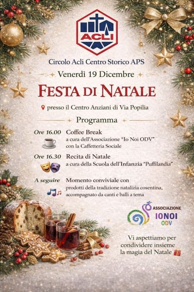 Festa di Natale - Cosenza - Circolo Acli Centro Storico (CS)