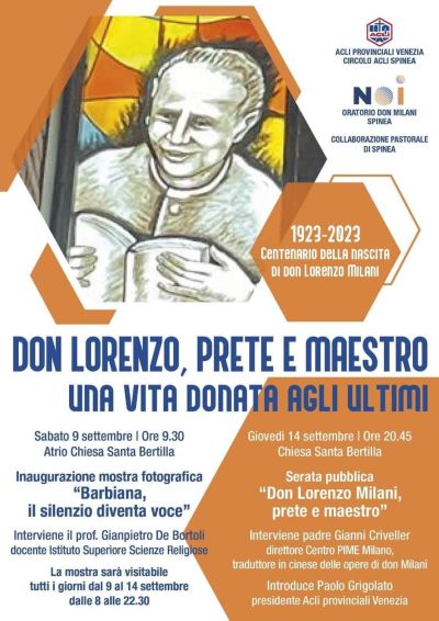 Don Lorenzo, prete e maestro - Circolo Acli Spinea e Acli Venezia (VE)