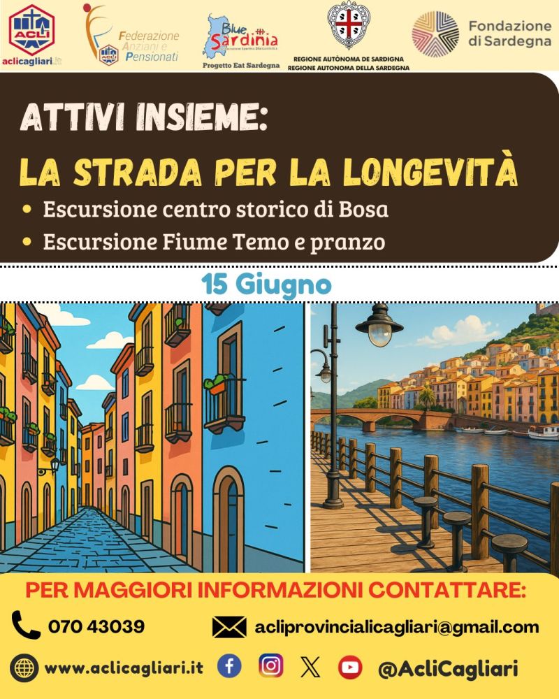 Attivi insieme: La strada per la longevità - Acli Cagliari (CA)