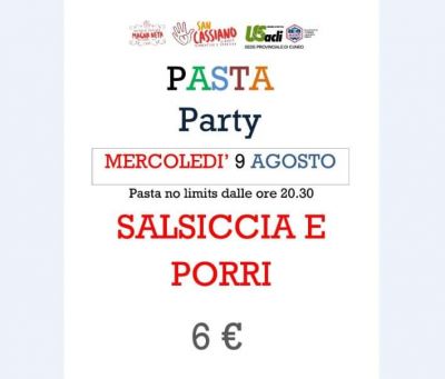 Pasta Party - Ass. &quot;Osteria Sociale Magna Neta&quot; aff. Acli Cuneo e US Acli Cuneo (CN)