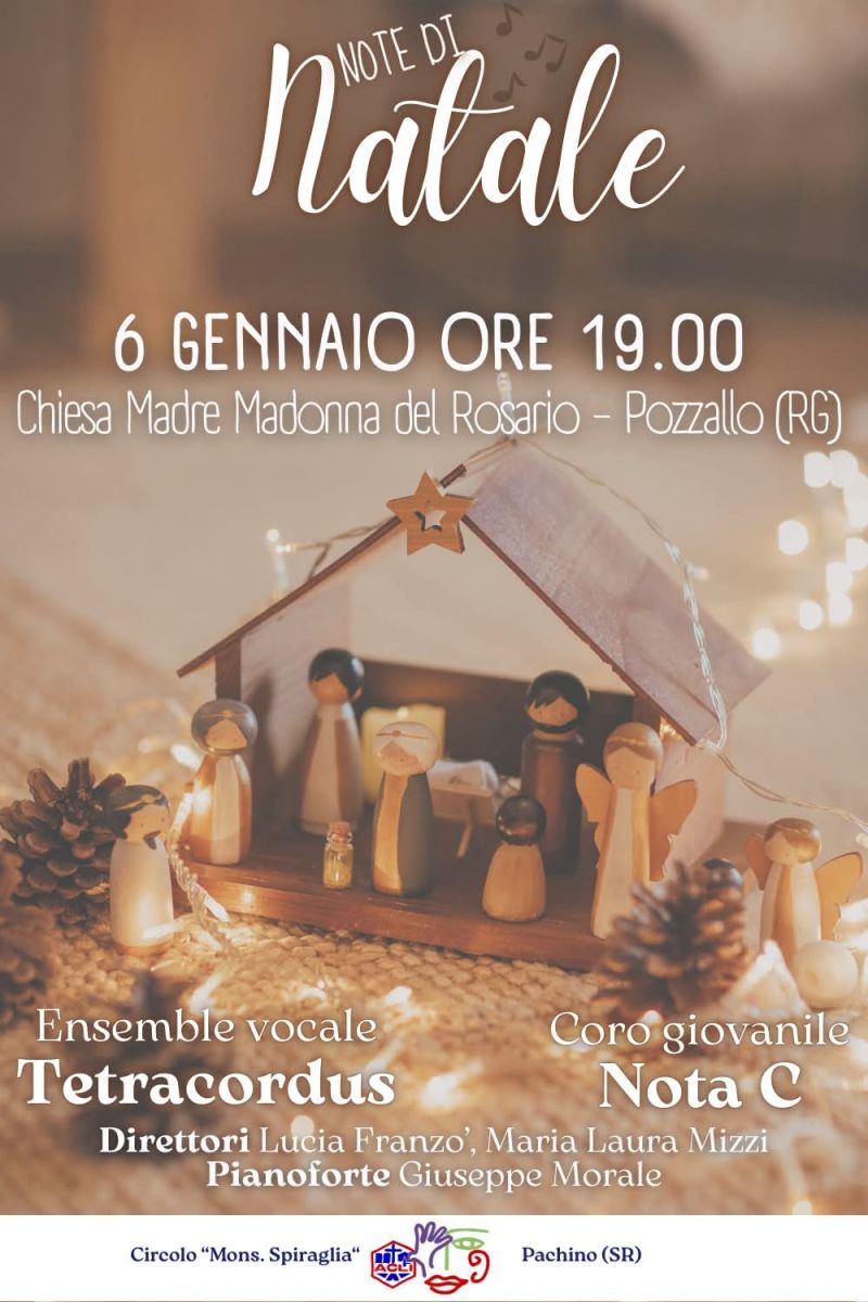 NOTE DI NATALE - CONCERTO - POZZALLO (RG) - CIRCOLO ACLI PACHINO (SR)