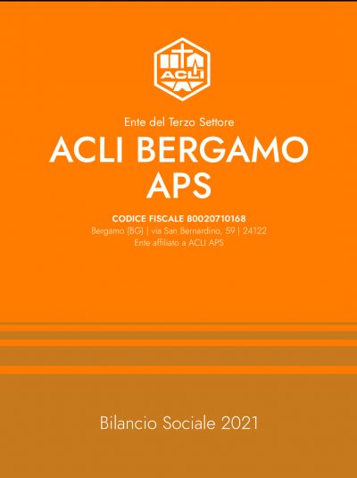 Bilancio Sociale 2021 - Acli Bergamo