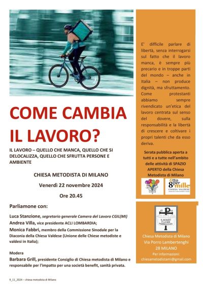 Come cambia il lavoro - Acli Lombardia