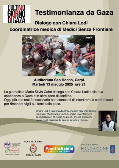 Testimonianze da Gaza - Circolo Acli Carpi (MO)