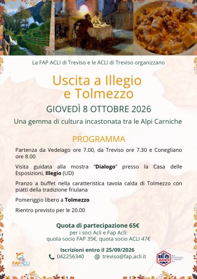 GITA A ILLEGIO (UD) - ACLI E FAP ACLI TREVISO