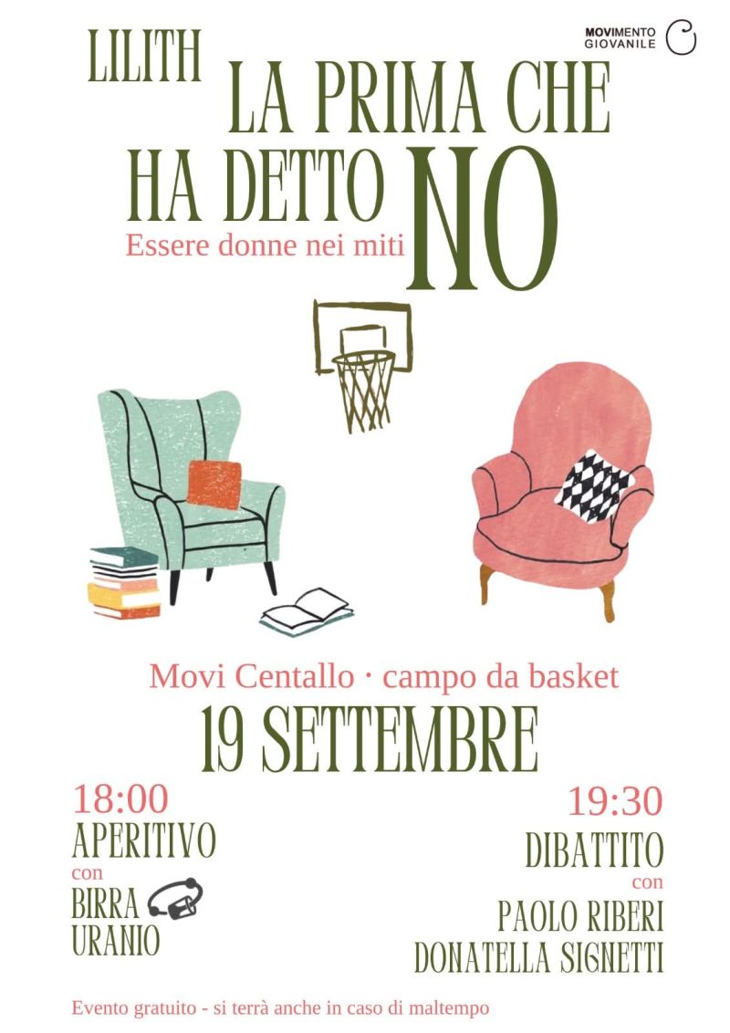 LILITH LA PRIMA DONNA CHE HA DETTO NO - ESSERE DONNE NEI MITI - MOVI CENTALLO (CN)