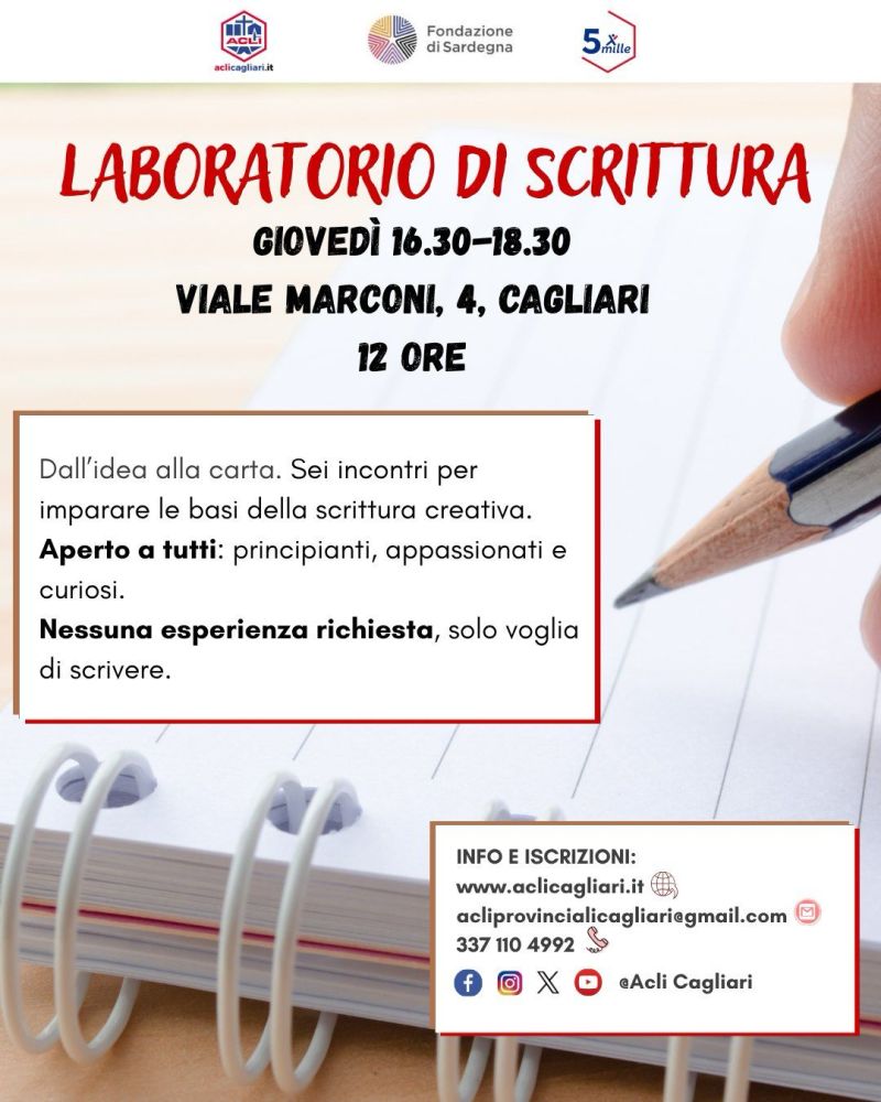 LABORATORIO DI SCRITTURA - CAGLIARI