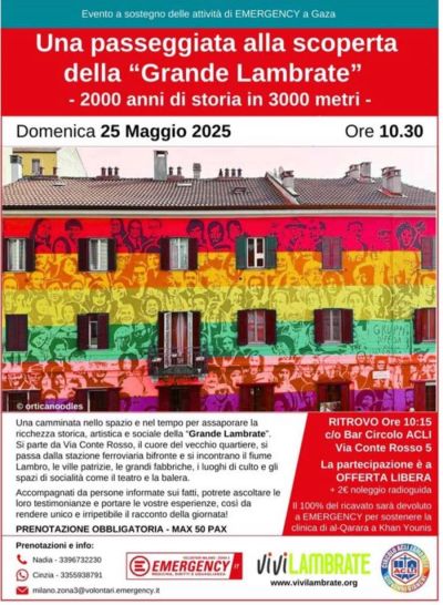 Una passeggiata alla scoperta della "Grande Lambrate" - Circolo Acli Lambrate (MI)