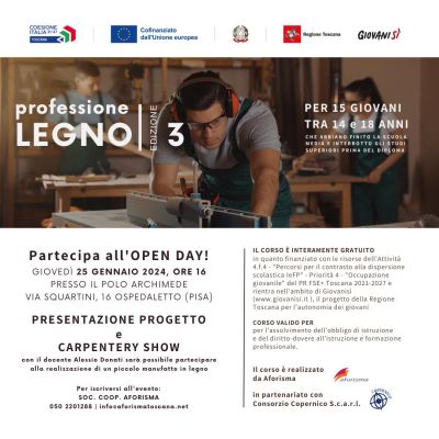 Professione Legno: Open Day - Acli Pisa (PI)