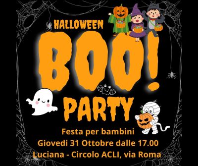 Halloween Boo Party - Circolo Acli Luciana (PI)