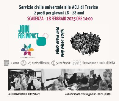 Servizio Civile Universale - Acli Treviso (TV)