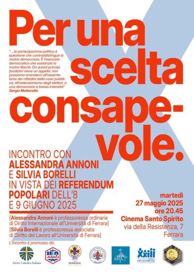 Per un scelta consapevole - Acli Ferrara (FE)