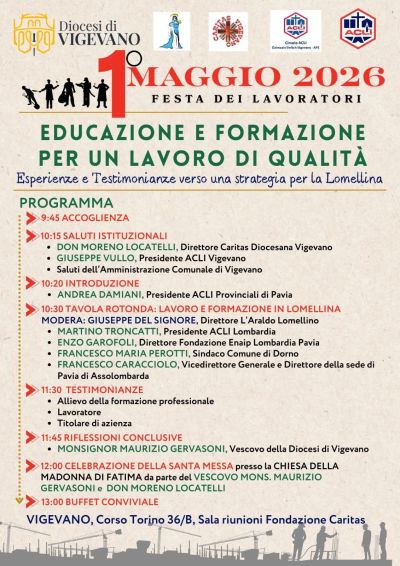 EDUCAZIONE E FORMAZIONE PER UN LAVORO DI QUALITA' - 1° MAGGIO - VIGEVANO