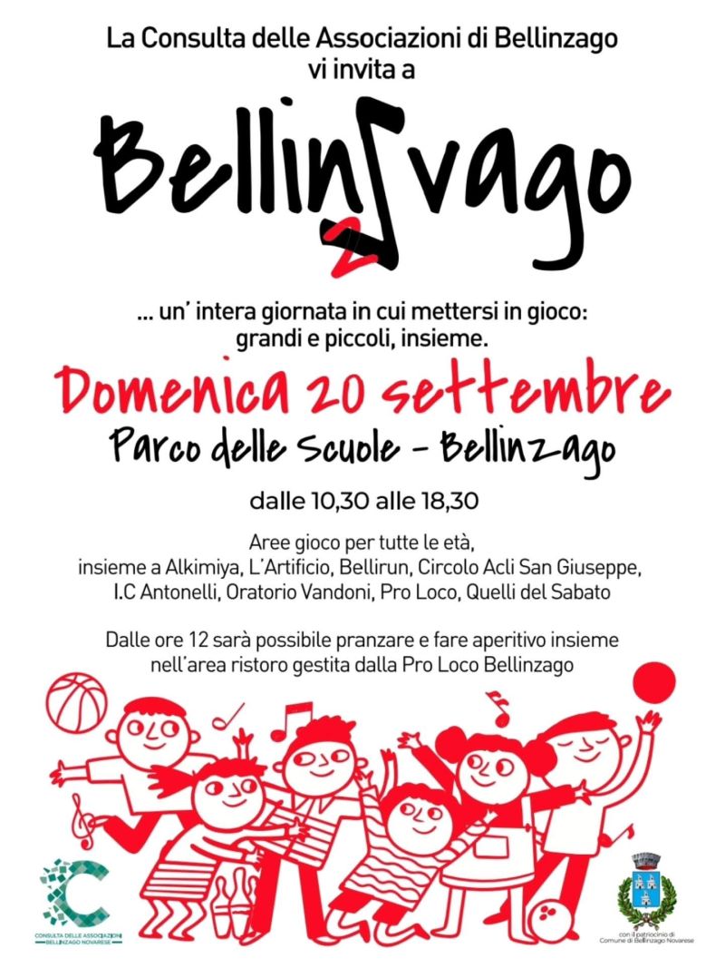BELLINSVAGO - UN'INTERA GIORNATA IN CUI METTERSI IN GIOCO: GRANDI E PICCOLI, INSIEME - BELLINZAGO (NO) - CIRCOLO ACLI BELLINZAGO (NO)