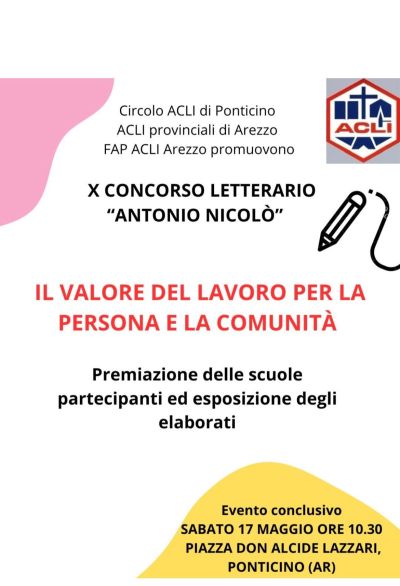 Il valore del lavoro per la persona e per la comunità - Circolo Acli Ponticino (AR)