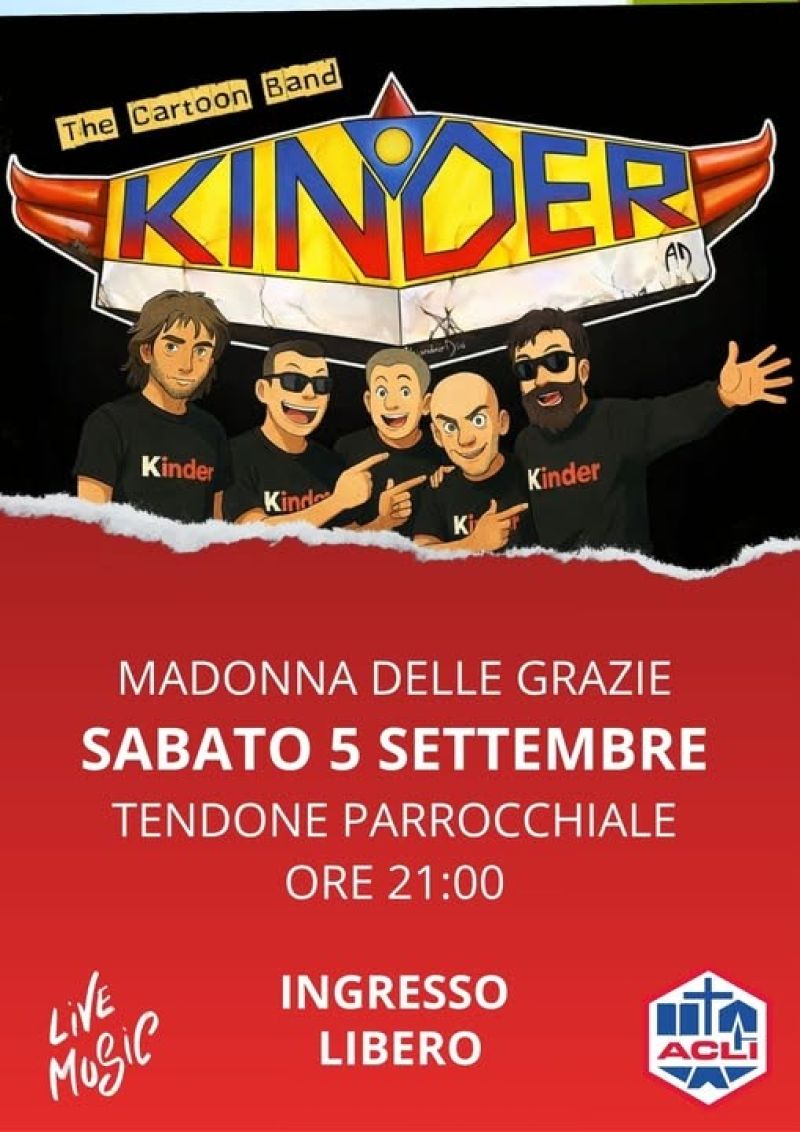 KINDER THE CARTOON BAND - ACLI MADONNA DELLE GRAZIE (CN)