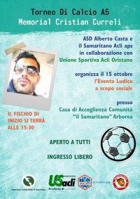 Torneo di calcio: Memorial Cristian Curreli - Acli di Oristano (OR)