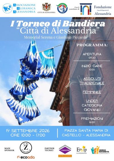 PRIMO TORNEO DI BANDIERA - MEMORIAL SERENA E GIANLUIGI PICCARDO - ALESSANDRIA - ENAIP ALESSANDRIA