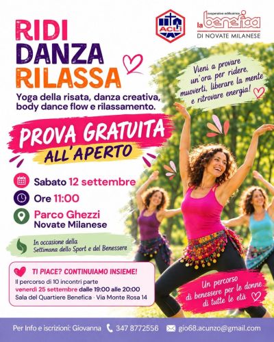 RIDI DANZA RILASSA - NOVATE MILANESE (MI) - ACLI NOVATE MILANESE (MI)
