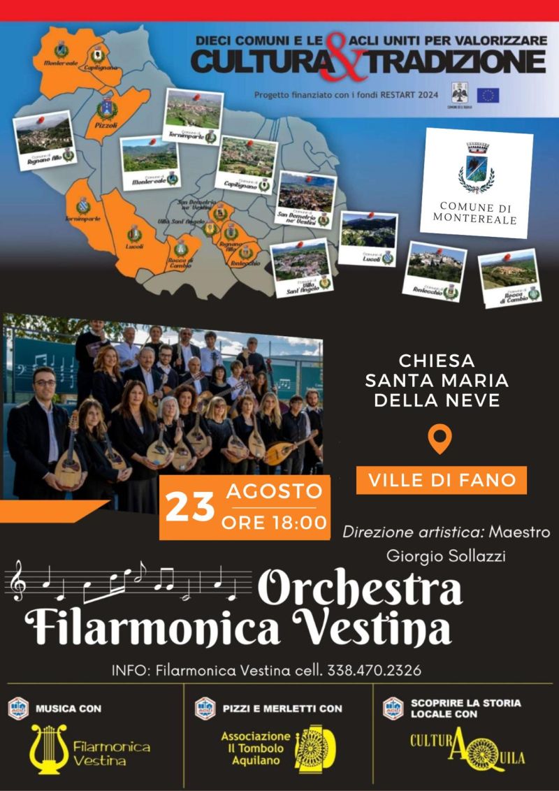 Cultura e Tradizione: Concerto &quot;Orchestra Filarmonica Vestina&quot; - Acli L&#039;Aquila (AQ)