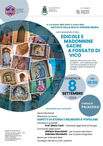 Presentazione libro &quot;Edicole e Madonnine Sacre a Fossato di Vico&quot; - Circolo Acli Ora et Labora (PG)