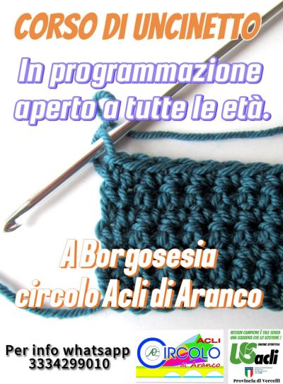 Corso di uncinetto - Circolo Acli Aranco (VC)