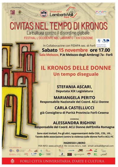 Il Kronos delle Donne - Forlì - Circolo Acli L. Valli (FC)