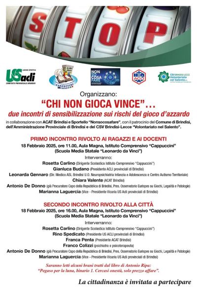 Chi non gioca vince - Acli Brindisi (BR)