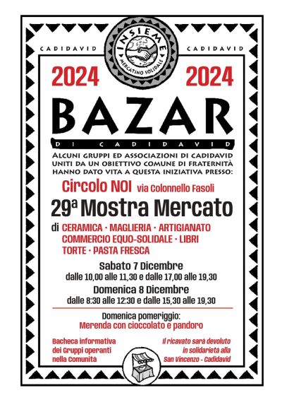 Bazar di Cadidavid - Circolo Acli Cadidavid (VR)