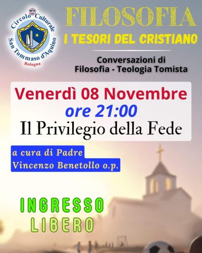 Il Privilegio della Fede - Circolo Acli San Tommaso d'Aquino (BO)