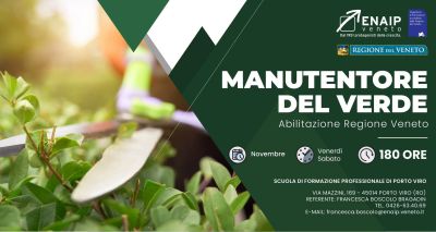 MANUTENTORE DEL VERDE - PORTO VIRO (RO) - ENAIP VENETO