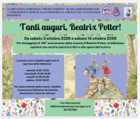 160° ANNIVERSARIO DI BEATRIX POTTER - MOSTRA ISPIRATA AI LIBRI E ALLE OPERE DELL'AUTRICE - CUCCIAGO (CO) - CIRCOLO ACLI CUCCIAGO (CO)