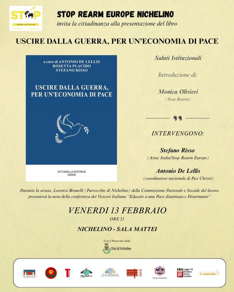 USCIRE DALLA GUERRA, PER UN'ECONOMIA DI PACE - NICHELINO (TO)