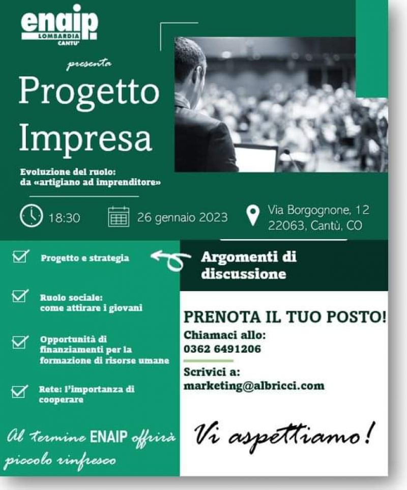 Progetto impresa - Enaip Lombardia Cantù (CO)
