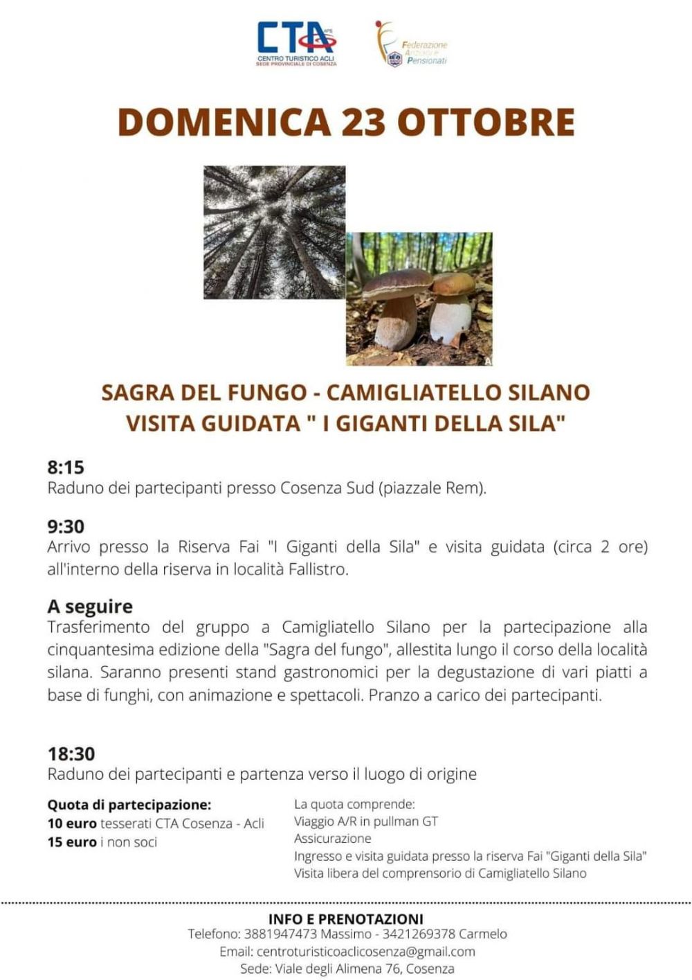 Sagra del fungo - Acli Cosenza (CS)
