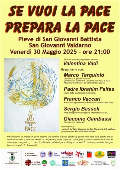 Se vuoi la pace, prepara la pace - San Giovanni Valdarno (AR) - Circolo Acli San Giovanni Valdarno (AR)
