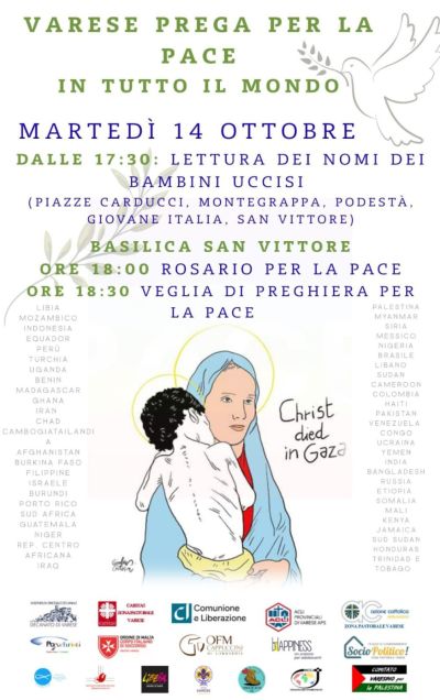 Varese prega per la pace in tutto il mondo - Varese - Acli Varese (VA)