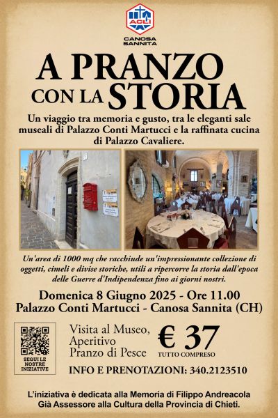 A pranzo con la Storia - Circolo Acli Canosa Sannita (CH)