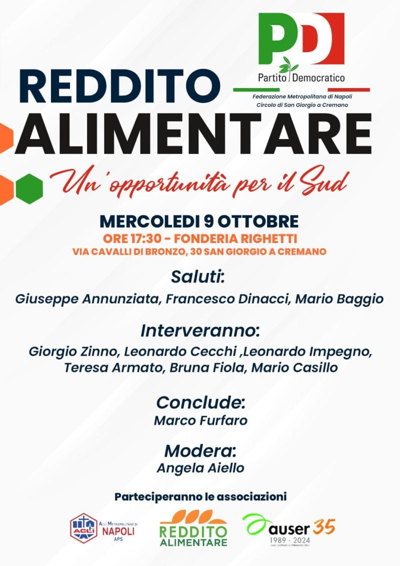 Reddito Alimentare - Acli Napoli (NA)