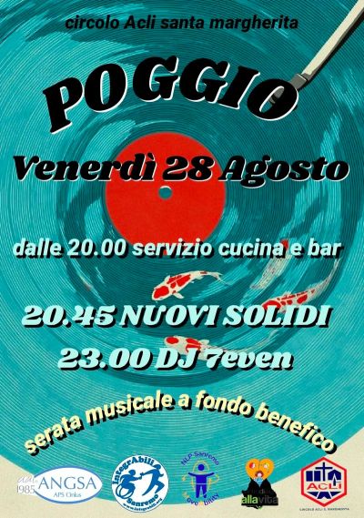SERATA MUSICALE A SFONDO BENEFICO - CIRCOLO ACLI SANTA MARGHERITA POGGIO DI SANREMO (IM)
